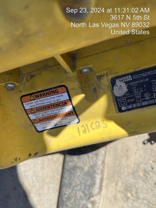 2020 WACKER NEUSON M2500
