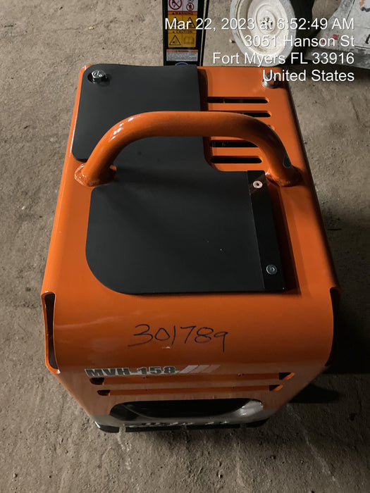 2023 Multiquip MVH158 Honda GX200, 17" Plate, Gas