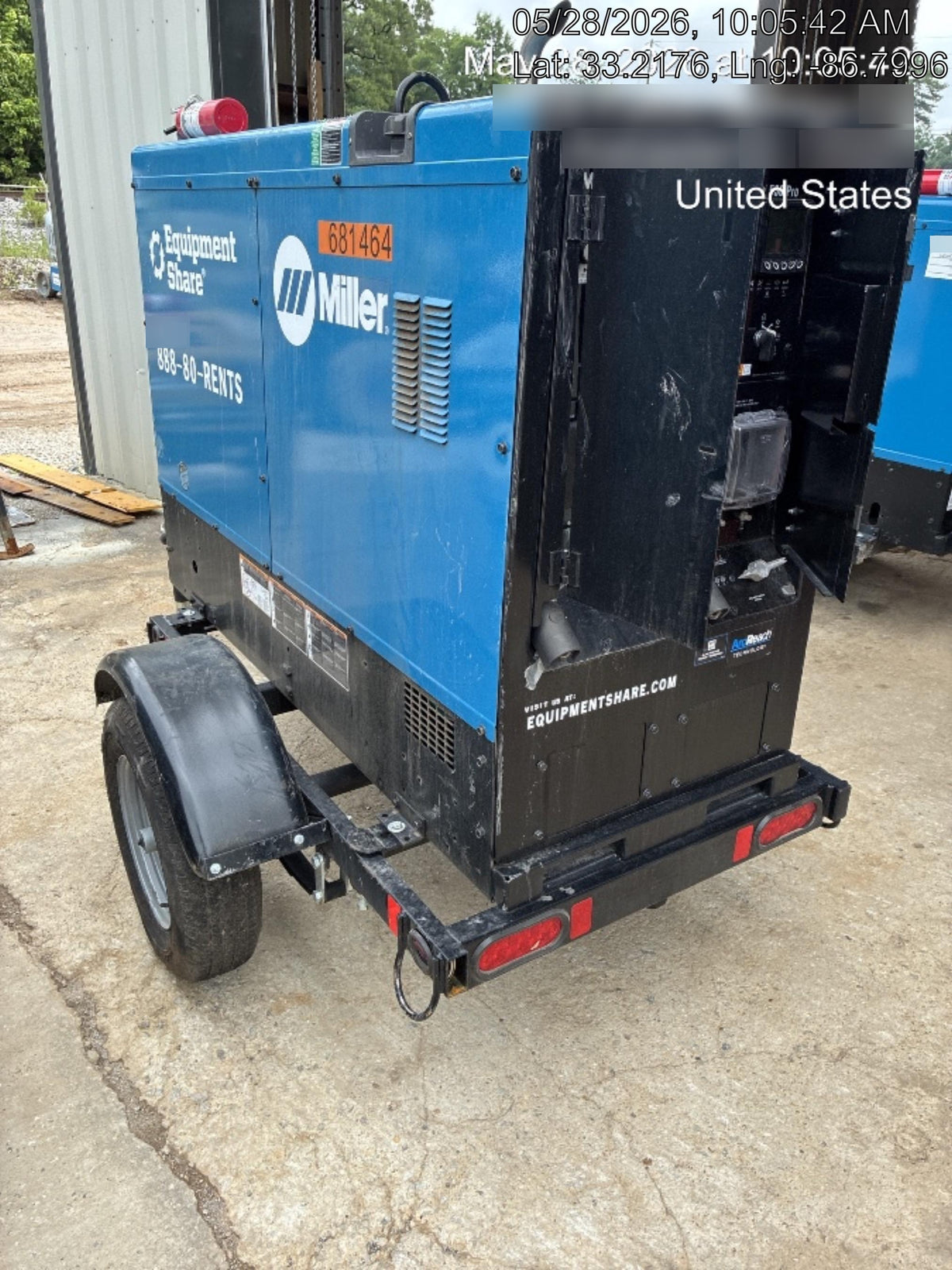 2026 MILLER ELECTRIC BIG BLUE 500