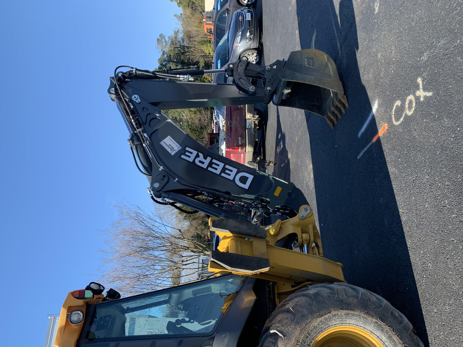 2020 John Deere 310LEP Cab/Heat/Air, 4WD, Standard Stick, Pilot Controls, 2 Way Hydraulics, TAG Manual QC
