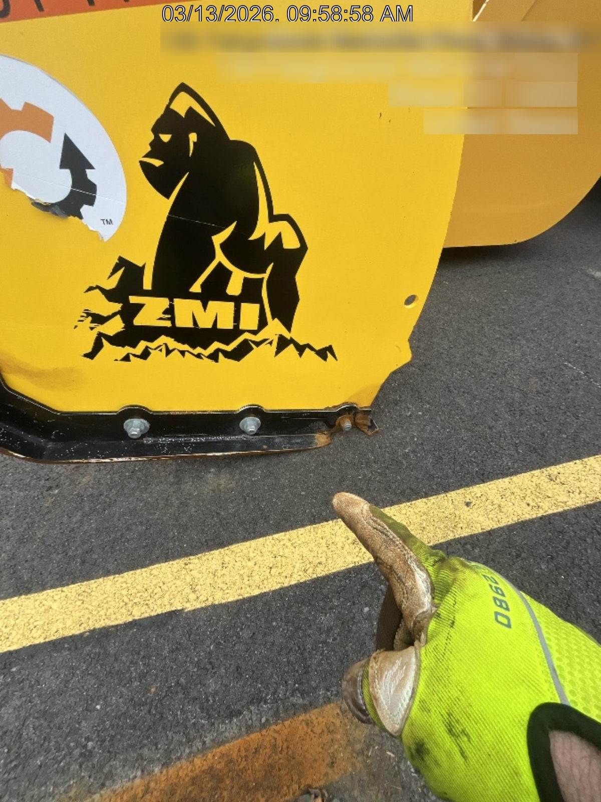 2025 ZM INDUSTRIES 14' Box Snow Pusher - ZM