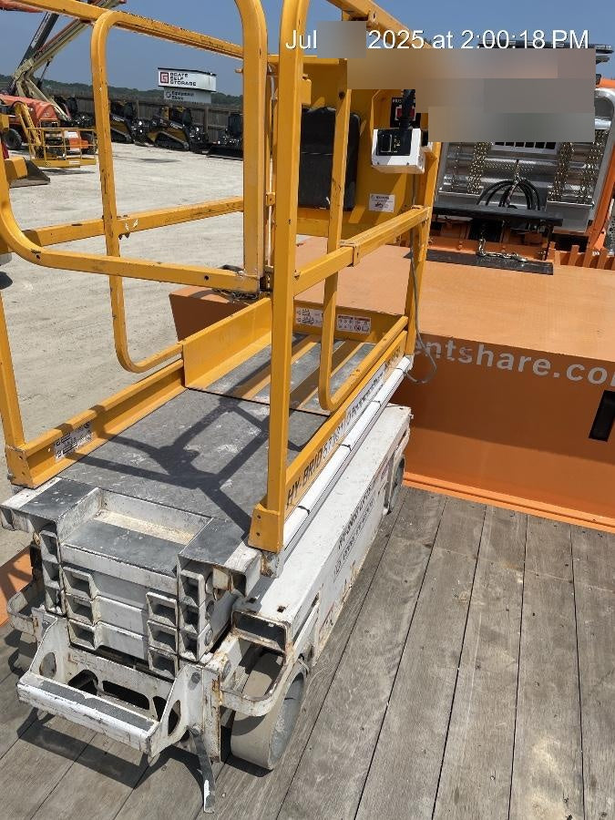 Custom Equipment HB-1430 <ul>
 <li>Hy-Brid Scissor Lift</li>
  <li>Platform capacity up to 670 lbs.</li>
  <li>Working height up to 20 ft</li>
  <li>Weighs under 1,700 lbs.</li>
  <li>Non-marking wheels </li>
</ul>