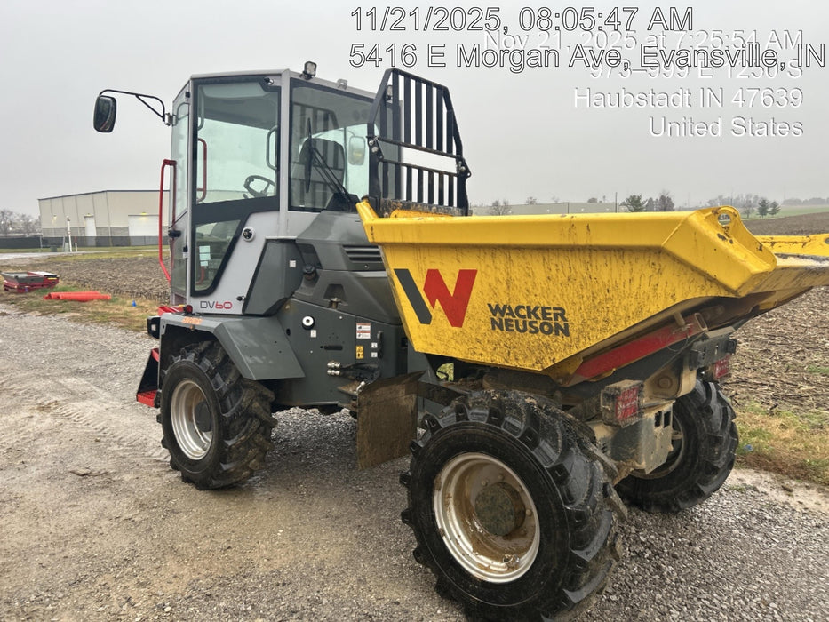 2025 WACKER NEUSON DV604 Cab Standard Tires