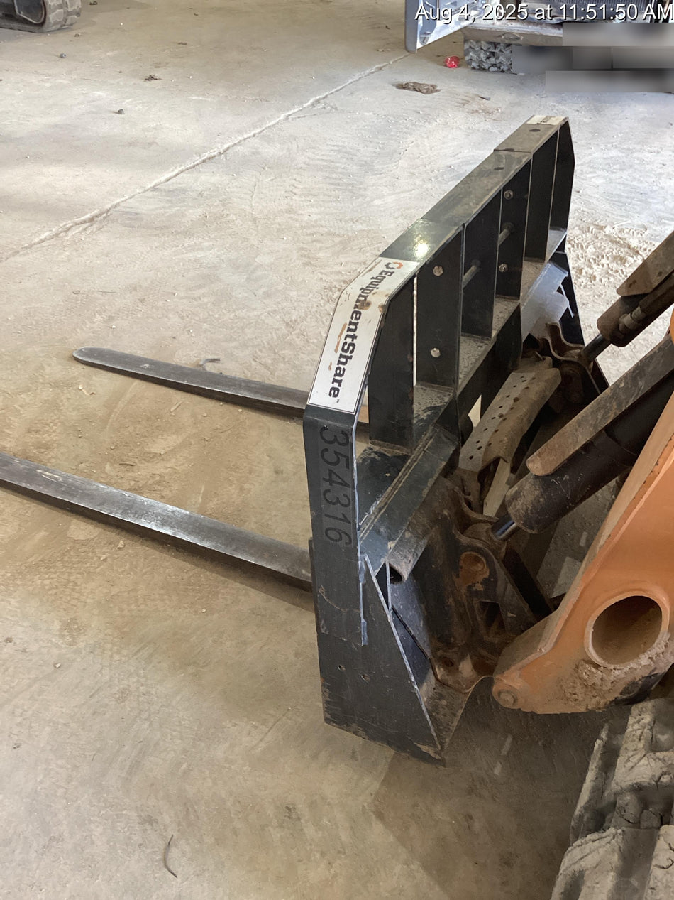 2023 CASE 48" Pallet Forks - Wheel Loader