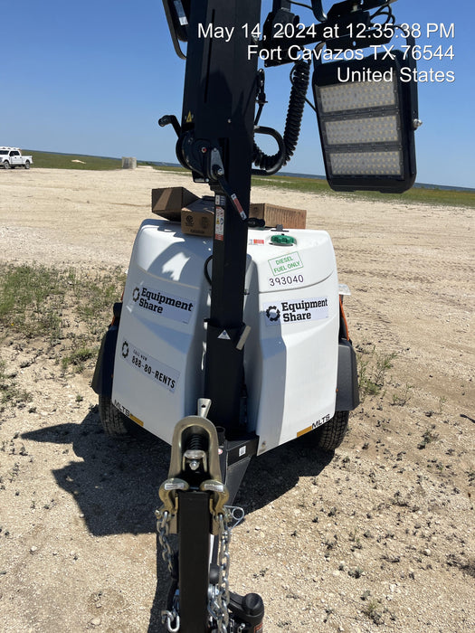 2024 Generac MLT2 Diesel, Flex Switch 120V Input, Powerzone Controller, 
(4) 320W LED Lights, 4kW Generator, 39.9 Gal Fuel Tank, 2" Ball, T3