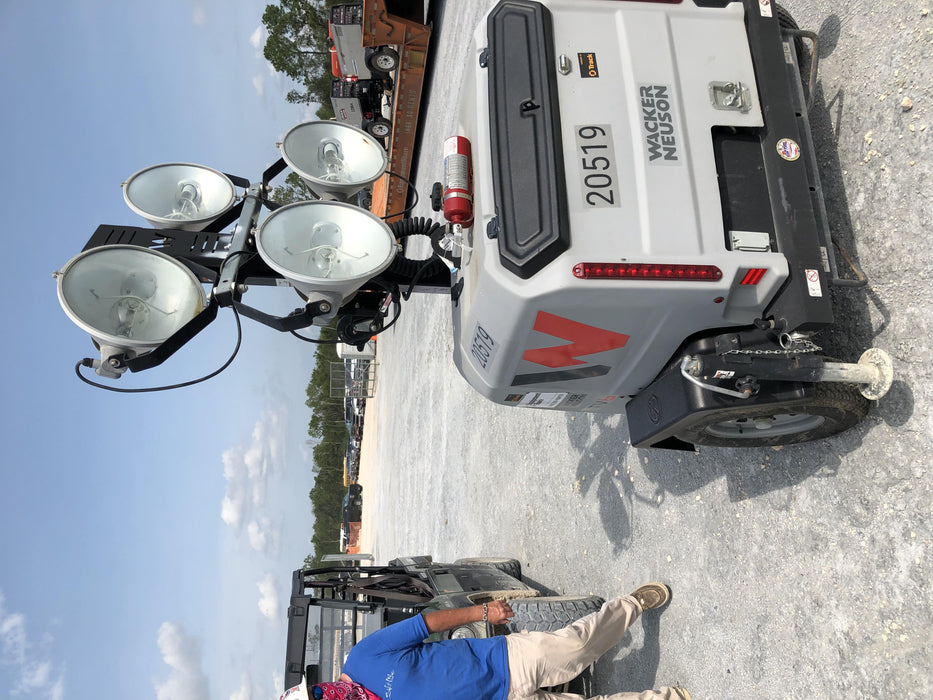 2018 Wacker Neuson LTV6L-MH Wacker Neuson LTV6L Mobile Light Tower w/Fuel Level Sensor Installed