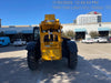 2019 JCB 509-42 Open ROPS, 74 HP, Solid Tires, Worklights, Beacon, Aux Hydraulics, Lifting Eye 66" Carriage/60" Forks