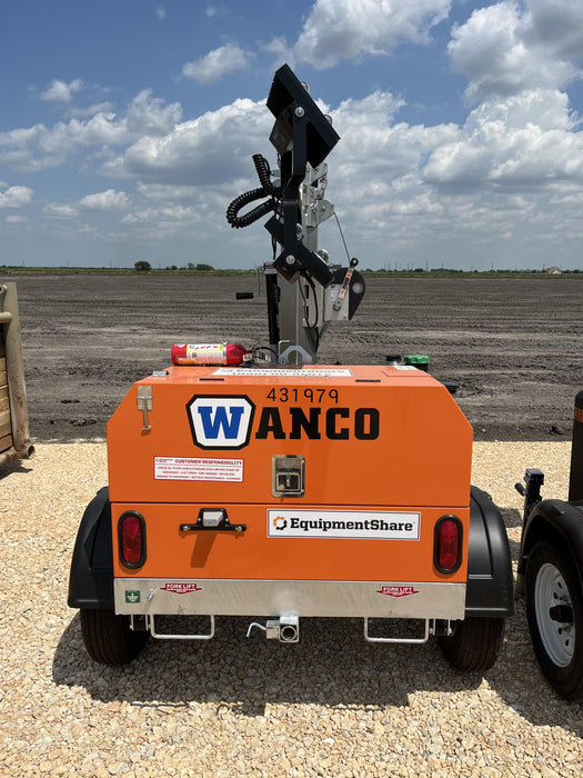 2024 Wanco WLTT-4MM4K Diesel, Deep Sea Controller, Shore Power Plug, Auto Start, (4) 350W LED Floodlights, 4kW Generator, 60 Gal Fuel Tank, 2" Ball, T3