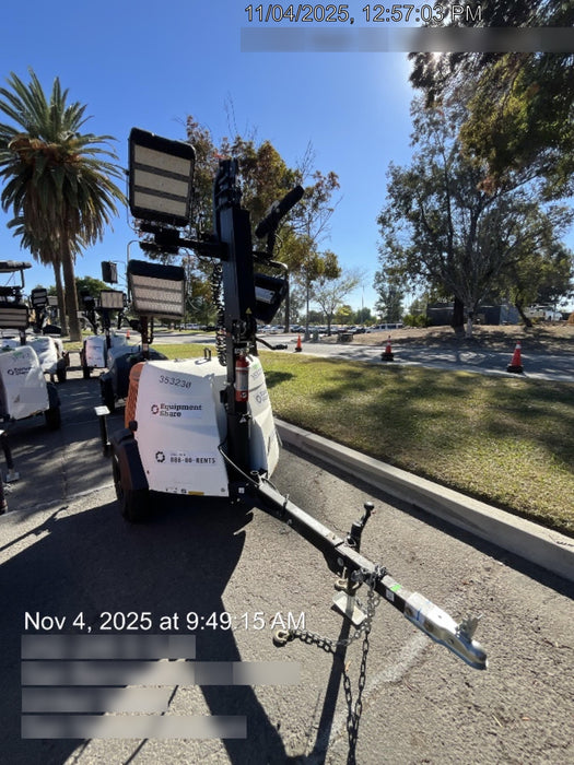 2023 Generac MLT2 Diesel, Flex Switch 120V Input, Powerzone Controller, (4) 320W LED Lights, 4kW Generator, 39.9 Gal Fuel Tank, 2" Ball, T3