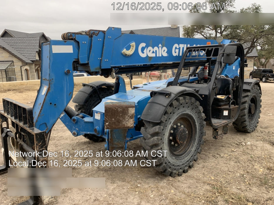 2018 Genie GTH-1056 Genie GTH-1056 w/ROPS, Work Lights, Solid Tires, RH Cab Mesh, Beacon, 60" Carriage and Forks