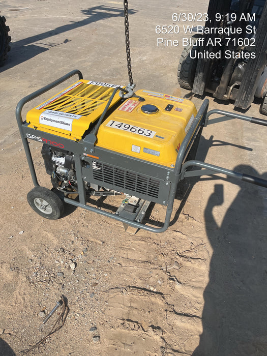 2020 Wacker Neuson GPS9700A GENERATOR,EPA,CSA,WHEEL KIT