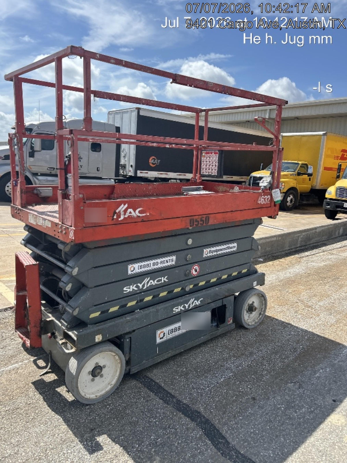 2015 Skyjack SJIII-4632 Skyjack SJIII-4632 32' Scissor Lift