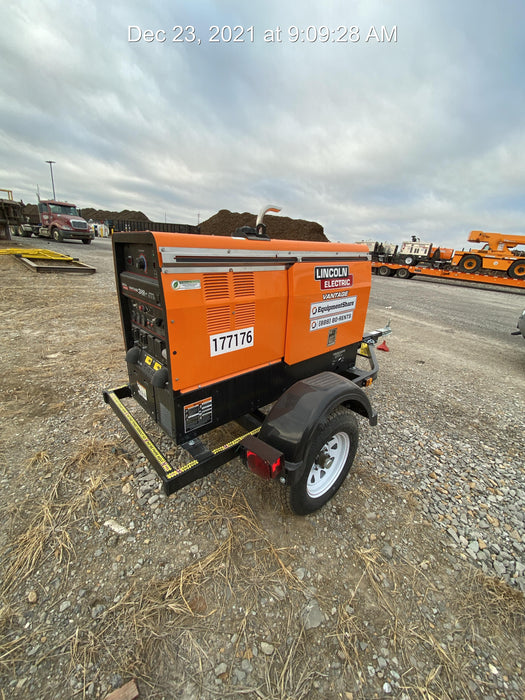 2021 Lincoln Electric Vantage 322 Vantage 322 Ready Pak 3 w/ Decals, ORANGE (includes trailer, cable rack, fender light kit) NO Telematics