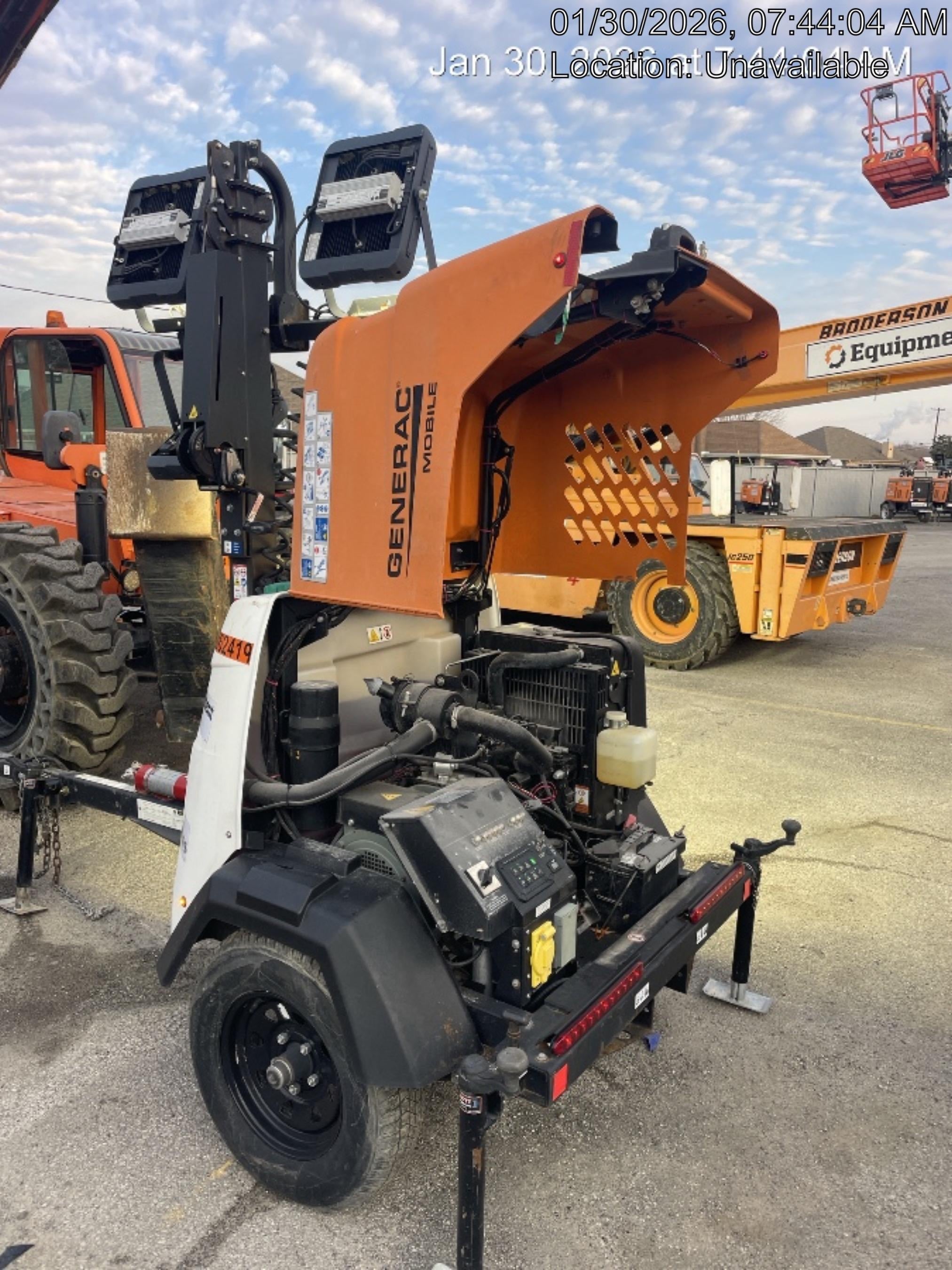 2023 Generac MLT2 Diesel, Flex Switch 120V Input, Powerzone Controller, 
(4) 320W LED Lights, 4kW Generator, 39.9 Gal Fuel Tank, 2" Ball, T3