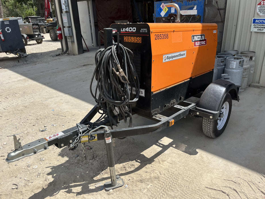 2022 Lincoln Electric LE400 Kubota V1505, Trlr, Cable Rack, Light Kit, ES Decals, T3