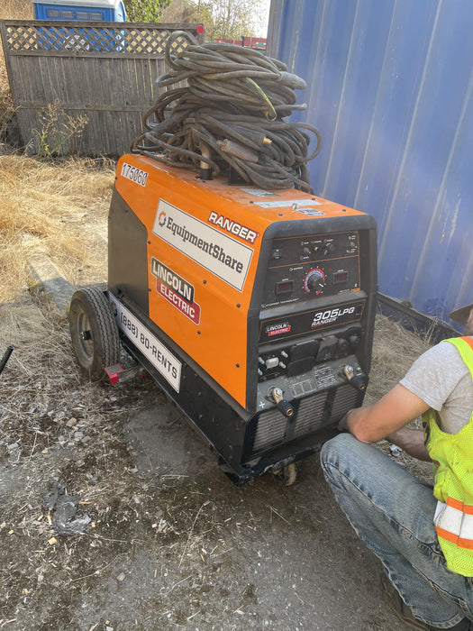 2021 Lincoln Electric Ranger 305 LPG LPG One-Pak (includes undercarriage, tank holder & tank strap) ORANGE