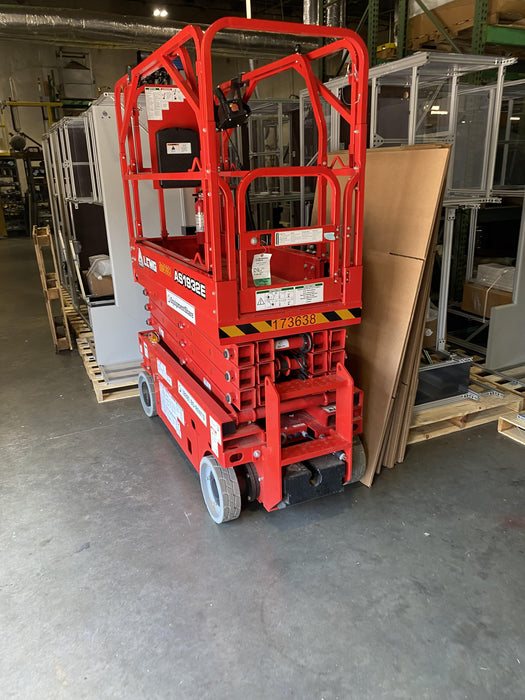 2021 Lgmg AS1932E Electric Drive, Solid Non Marking Tires, Dual Beacons