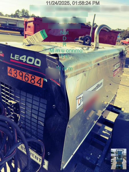 2024 Lincoln Electric LE400 Kubota V1505, Trlr, Cable Rack, Light Kit, ES Decals, T3