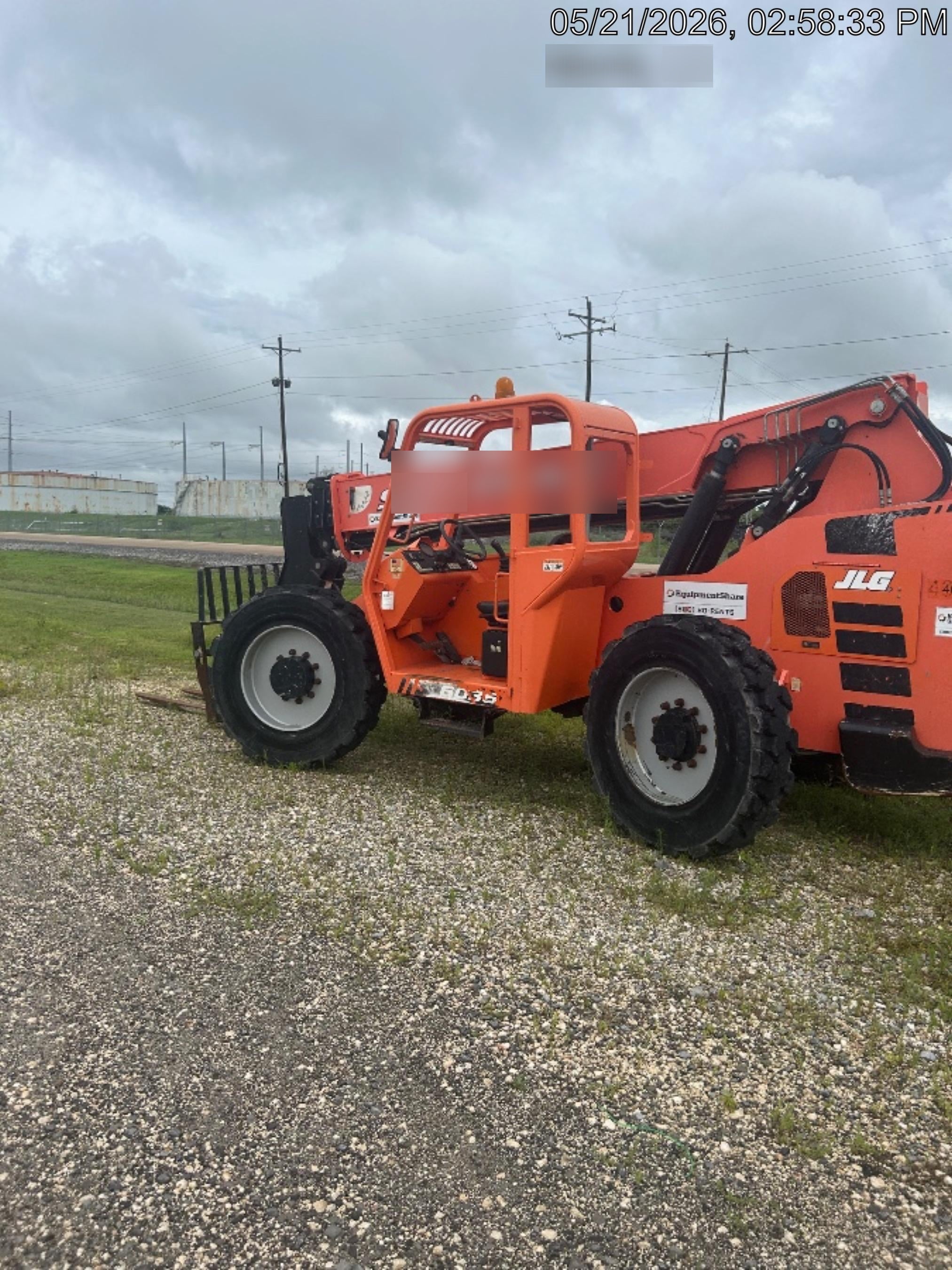 2019 Skytrak 6036 Canopy, Solid Tires, LED Work Lights, Beacon 50" Carriage, 48" Pallet Forks