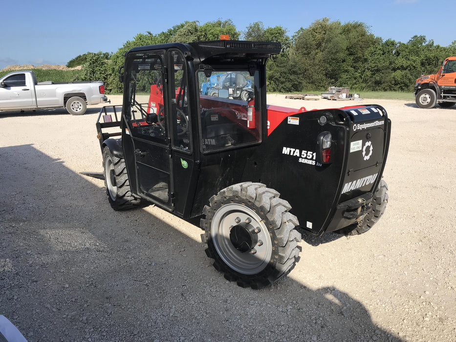 2020 Manitou MTA5519 Cab/Heat/Air, Solid Tires, Work Lights, Beacon, Aux Hydraulics, Back up Alarm, Mirrors, ES Keypad