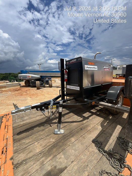 2024 Lincoln Electric LE400 Kubota V1505, Trlr, Cable Rack, Light Kit, ES Decals, T3