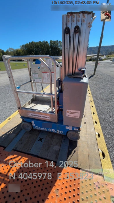 2019 GENIE GR-20