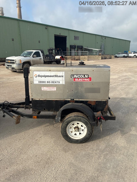 2019 Lincoln Electric Vantage 322 Lincoln Vantage 322 Welder w/Trailer, Light Kit, Cable Rack
