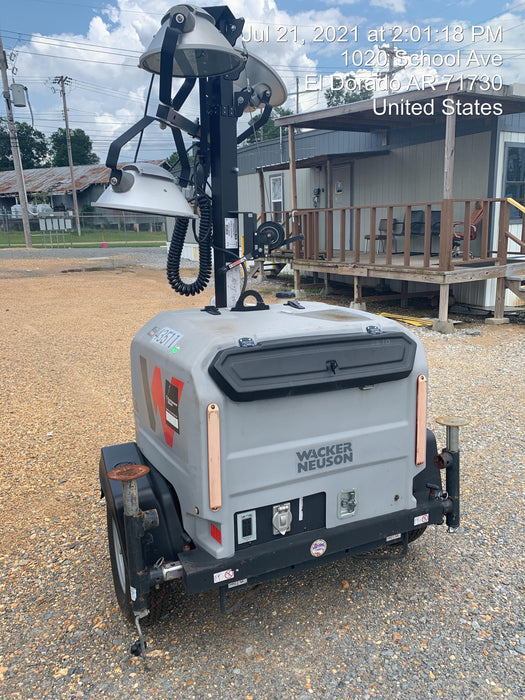 2019 Wacker Neuson LTV6L-MH Wacker Neuson LTV6L Mobile Light Tower w/Fuel Level Sensor Installed
