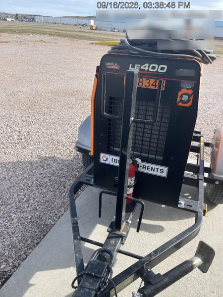 2022 Lincoln Electric LE400 Kubota V1505, Trlr, Cable Rack, Light Kit, ES Decals, T3