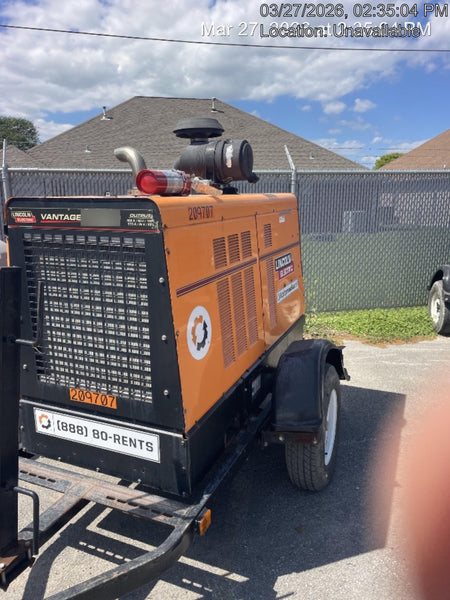 2021 Lincoln Electric Vantage 549X Ready Pak 3, ORANGE (includes trailer, cable rack, fender light kit)