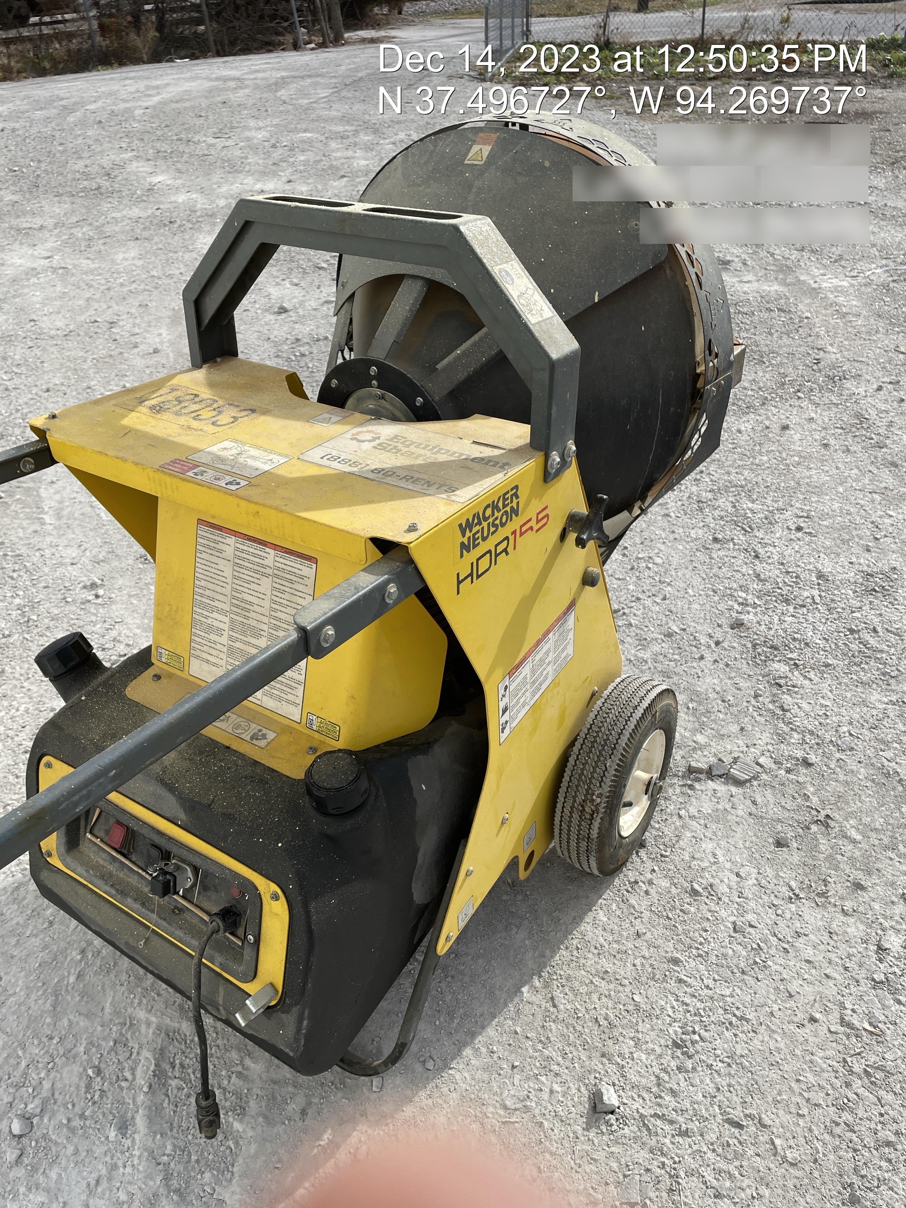 2018 WACKER NEUSON HDR 155