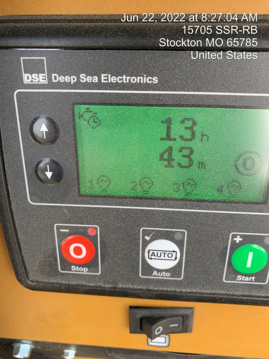 2022 Allmand NLV3GR (4) LED Light Fixture 350W, 23' Vertical Mast, 3kW Prime, Towable, Deep Sea L401, Leveling Jacks, Yanmar T4F 5.8hp