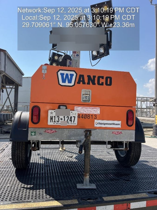 2024 Wanco WLTT-4MM4K Diesel, Deep Sea Controller, Shore Power Plug, Auto Start, (4) 350W LED Floodlights, 4kW Generator, 60 Gal Fuel Tank, 2" Ball, T3