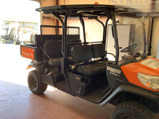 2021 Kubota RTV-X1140W-H Plastic Canopy, Windshield Acrylic Clear, LED Strobe Light, Wire Harness Kit, Back up Alarm