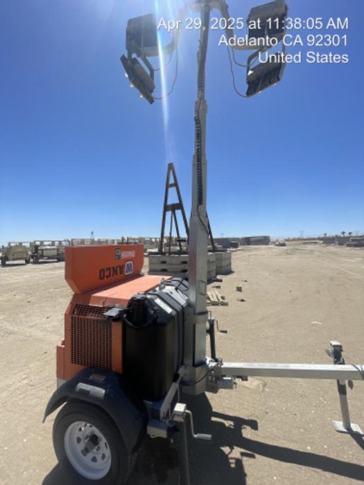 2024 Wanco WLTT-4MM4K Diesel, Deep Sea Controller, Shore Power Plug, Auto Start, (4) 350W LED Floodlights, 4kW Generator, 60 Gal Fuel Tank, 2" Ball, T3