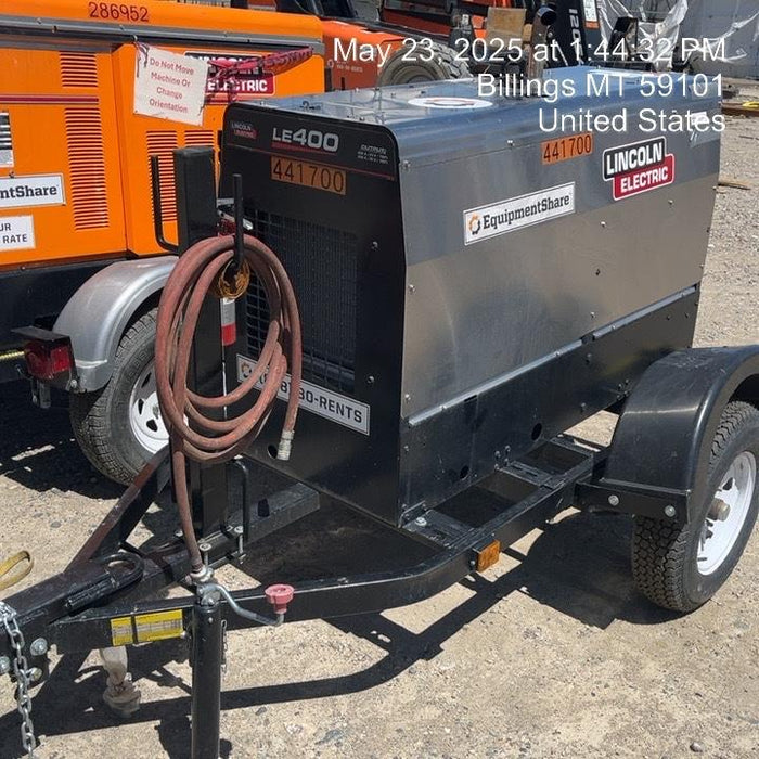 2024 Lincoln Electric LE400 Kubota V1505, Trlr, Cable Rack, Light Kit, ES Decals, T3
