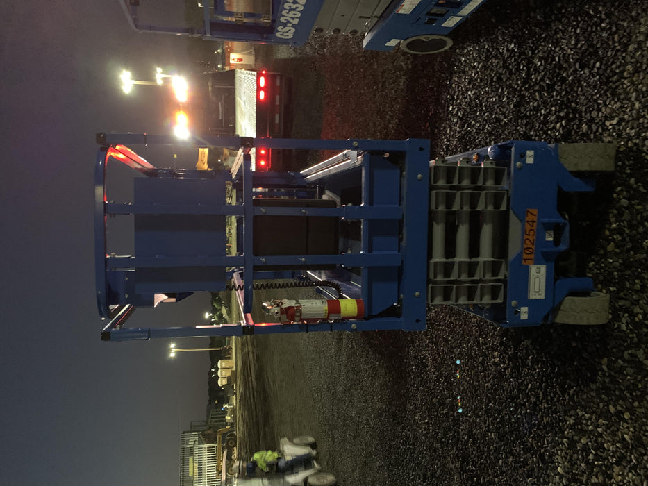 2020 Genie GS-1930 Solid Non Marking Tires, Beacon, Folding rails with half height swing gate, 800W Inverter