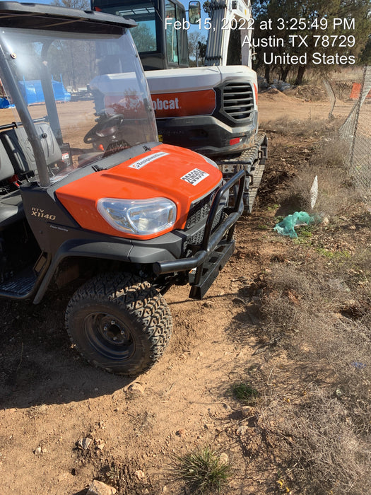 2022 Kubota RTV-X1140W-H Plastic Canopy, Windshield Acrylic Clear, LED Strobe Light, Wire Harness Kit, Back up Alarm