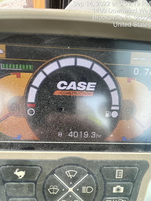 2015 Case CX80C CLOSED CAB, A/C, RUBBER TRACKS PADS, 7'-2" ARM