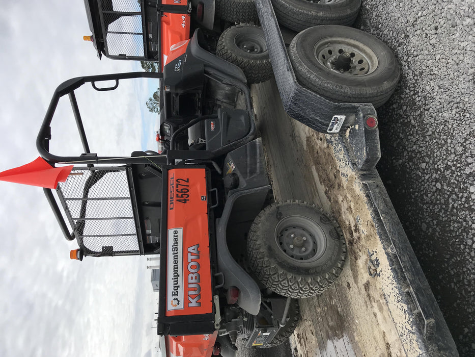 2019 Kubota RTV-X900 4wd Utility Cart, LED Strobe, Windshield Tempered Glass, Plastic Canopy, Backup Alarm