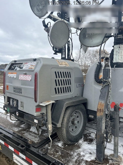 2018 Wacker Neuson LTV6L-MH Wacker Neuson LTV6L Mobile Light Tower w/Fuel Level Sensor Installed