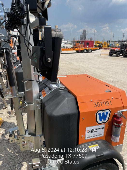 2024 Wanco WLTT-4MM4K Diesel, Deep Sea Controller, Shore Power Plug, Auto Start, (4) 350W LED Floodlights, 4kW Generator, 60 Gal Fuel Tank, 2" Ball, T3