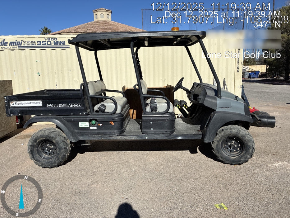 2023 Club Car CA1700D Canopy, Diesel, 4 Passenger
