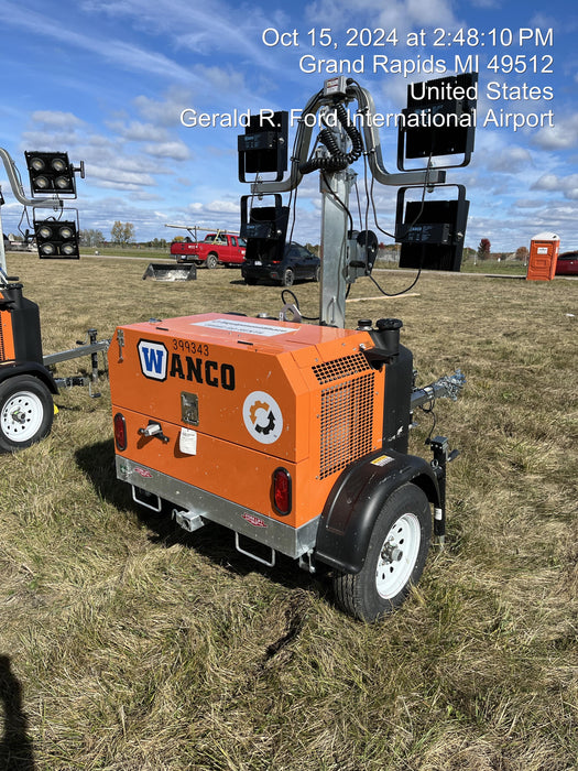 2024 Wanco WLTT-4MM4K Diesel, Deep Sea Controller, Shore Power Plug, Auto Start, (4) 350W LED Floodlights, 4kW Generator, 60 Gal Fuel Tank, 2" Ball, T3