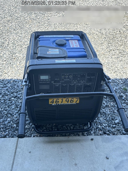 2024 Powerhouse POWERHOUSE7500I Powerhorse Inverter Generator, 7,500 Surge Watts, 6,500 Rated Watts, Electric Start, Gasoline, 6.6 Gal Capacity, Part # 74006