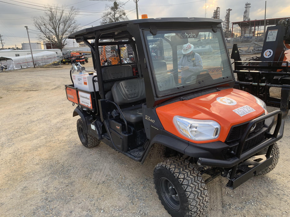 2019 Kubota RTV-X1140 4wd Utility Cart, LED Strobe, Windshield Tempered Glass, Pastic Canopy, Wire Harness Kit, Backup Alarm