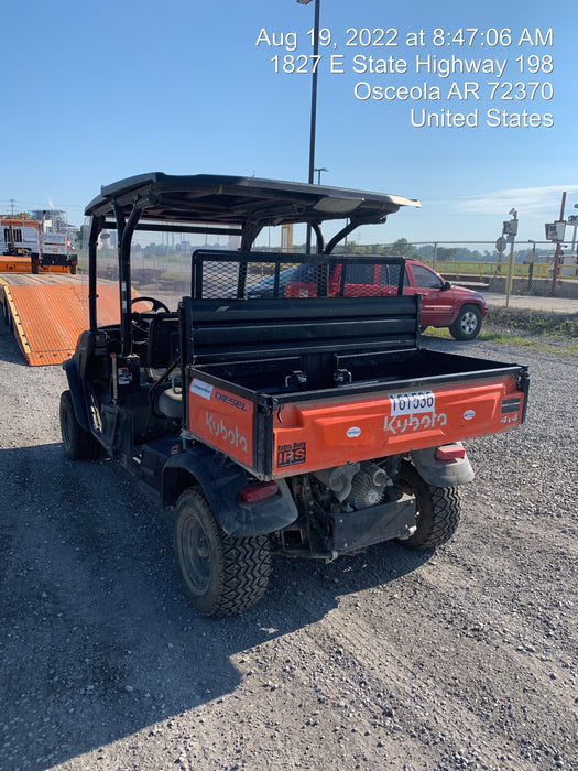 2021 Kubota RTV-X1140W-H Plastic Canopy, Windshield Acrylic Clear, LED Strobe Light, Wire Harness Kit, Back up Alarm