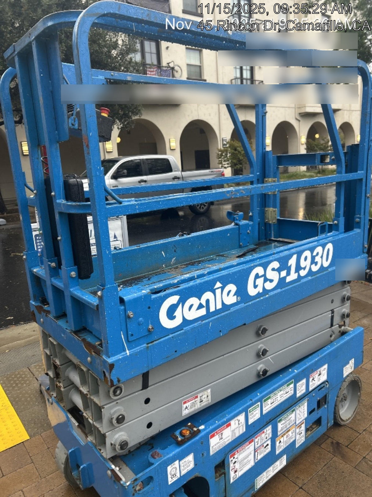 2019 Genie GS-1930 Half Height Swing Gate, 800W Inverter