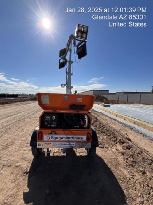 2024 Wanco WLTT-4MM4K Diesel, Deep Sea Controller, Shore Power Plug, Auto Start, (4) 350W LED Floodlights, 4kW Generator, 60 Gal Fuel Tank, 2" Ball, T3