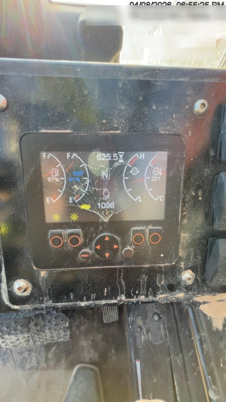 2019 Manitou MTA12042 120hp T4F, Cab/Heat/Air, Cab and Boom LED work lights, Auxiliary Hydraulics, Solid Tires, Amber strobe, Lift Hook 66" Carriage, 60" Forks
